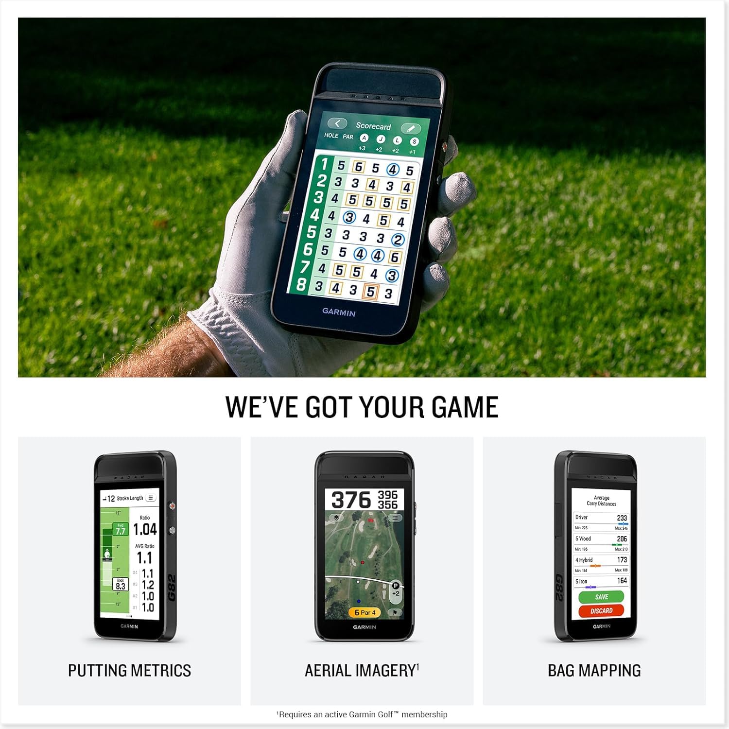 Amazon.com: Garmin Approach G82 Portable Golf Launch Monitor